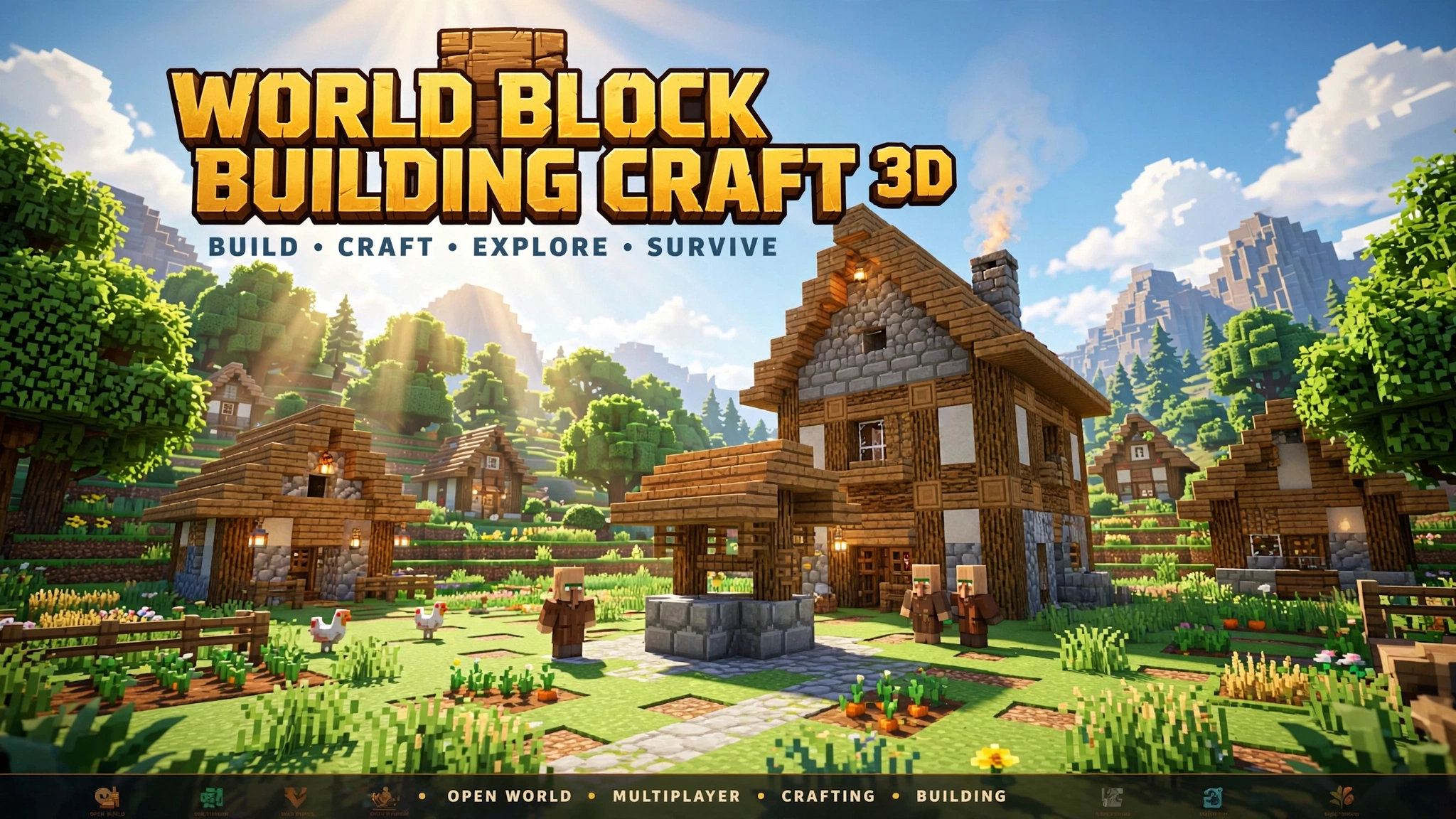 World Block Building Craft 3D